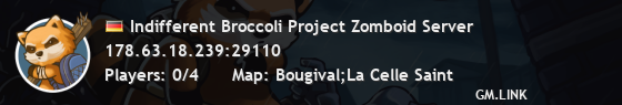Indifferent Broccoli Project Zomboid Server