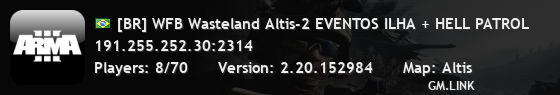 [BR] WFB Wasteland Altis-2 EVENTOS ILHA + HELL PATROL