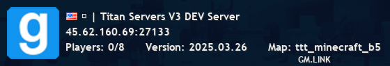 Ⅳ | Titan Servers V3 DEV Server