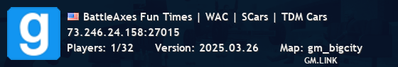 BattleAxes Fun Times | WAC | SCars | TDM Cars