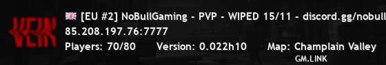 [EU #2] NoBullGaming - PVP - WIPED 15/11 - discord.gg/nobull -