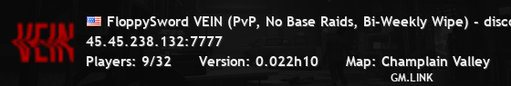 FloppySword VEIN (PvP, No Base Raids, Bi-Weekly Wipe) - discord