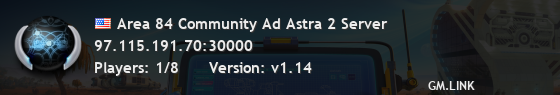 Area 84 Community Ad Astra 2 Server