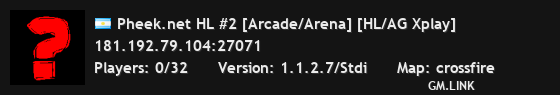 Pheek.net HL #2 [Arcade/Arena] [HL/AG Xplay]