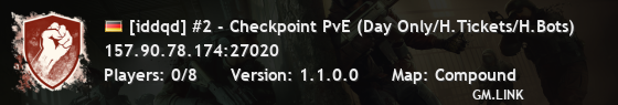 [iddqd] #2 - Checkpoint PvE (Day Only/H.Tickets/H.Bots)