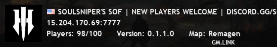 SOULSNIPER'S SOF | NEW PLAYERS WELCOME | DISCORD.GG/SOULSNIPER