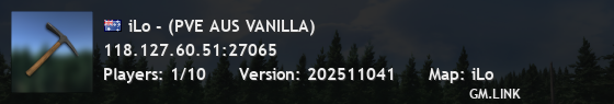 iLo - (PVE AUS VANILLA)
