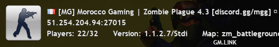 [MG] Morocco Gaming | Zombie Plague 4.3 [discord.gg/mgg] ☆