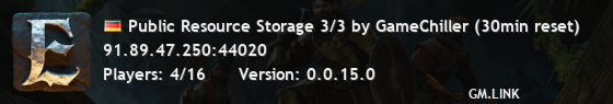 Public Resource Storage 3/3 by GameChiller (30min reset)