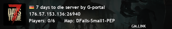7 days to die server by G-portal