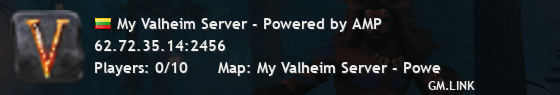 My Valheim Server - Powered by AMP