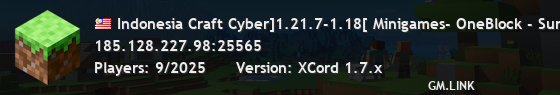 Indonesia Craft Cyber]1.21.7-1.18[ Support Java Edition dan Bedrock Edition