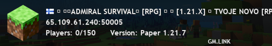 ❤ ⋗︱ADMIRAL SURVIVAL︱ [RPG] ⋖ ❤ [1.21.X] ☠ TVOJE NOVO [RPG]ISKUSTVO POCINJE ☠