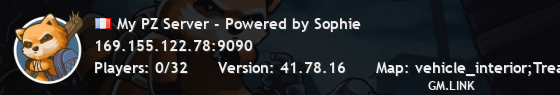 My PZ Server - Powered by Sophie