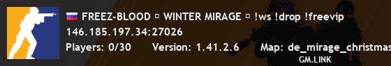 FREEZ-BLOOD ┃ WINTER MIRAGE ┃ !ws !drop !freevip