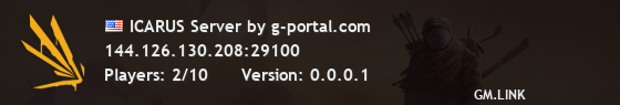 ICARUS Server by g-portal.com