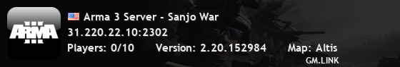 Arma 3 Server - Sanjo War
