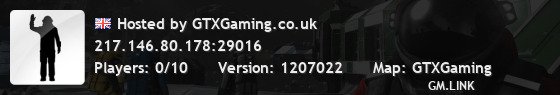 Hosted by GTXGaming.co.uk