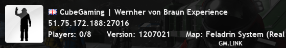 CubeGaming | Wernher von Braun Experience