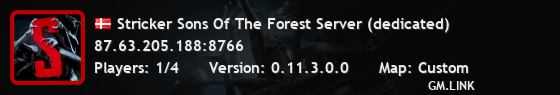 Stricker Sons Of The Forest Server (dedicated)