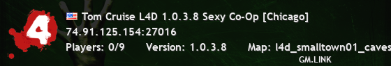 Tom Cruise L4D 1.0.3.8 Sexy Co-Op [Chicago]