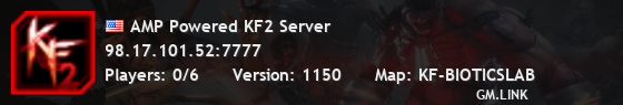 AMP Powered KF2 Server