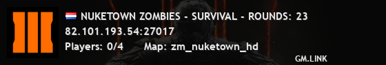 NUKETOWN ZOMBIES - SURVIVAL - ROUNDS: 23