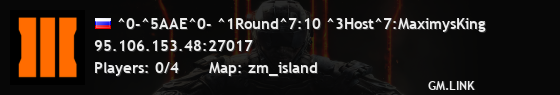 ^0-^5AAE^0- ^1Round^7:10 ^3Host^7:MaximysKing
