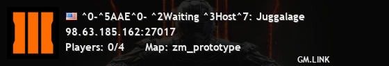 ^0-^5AAE^0- ^2Waiting ^3Host^7: Juggalage