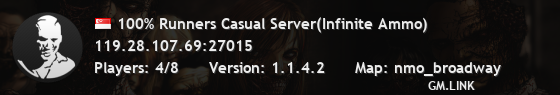 100% Runners Casual Server(Infinite Ammo)