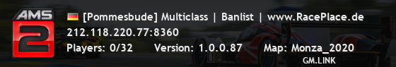 [Pommesbude] Multiclass | Banlist | www.RacePlace.de