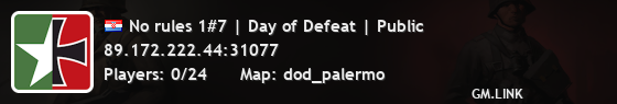 No rules 1#7 | Day of Defeat | Public