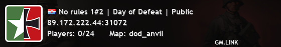 No rules 1#2 | Day of Defeat | Public