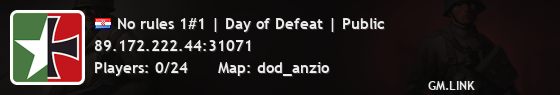 No rules 1#1 | Day of Defeat | Public