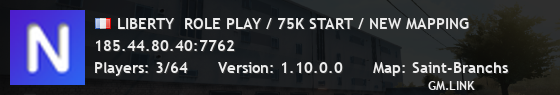 LIBERTY  ROLE PLAY / 75K START / NEW MAPPING