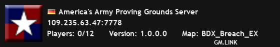 America's Army Proving Grounds Server