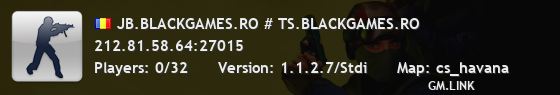 JB.BLACKGAMES.RO # TS.BLACKGAMES.RO