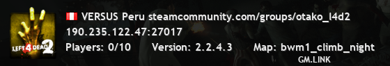 VERSUS Peru steamcommunity.com/groups/otako_l4d2