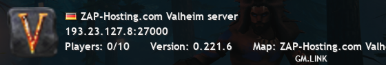ZAP-Hosting.com Valheim server