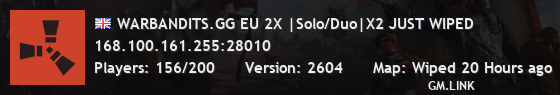 WARBANDITS.GG EU 2X |Solo/Duo|X2 JUST WIPED