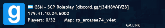GSN - SCP Roleplay [discord.gg/j34H8W4VZ8]