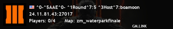 ^0-^5AAE^0- ^1Round^7:5 ^3Host^7:boamoon