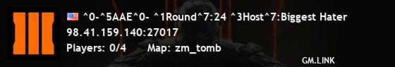 ^0-^5AAE^0- ^1Round^7:24 ^3Host^7:Biggest Hater