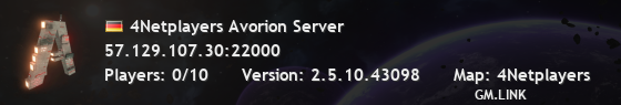 4Netplayers Avorion Server