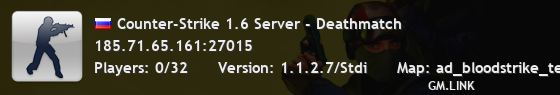 Counter-Strike 1.6 Server - Deathmatch