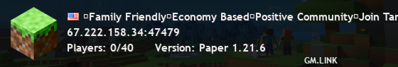 ⟡Family Friendly⟡Economy Based⟡Positive Community⟡Join TartariaMC Today!