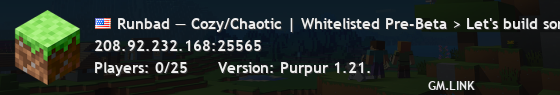 Runbad — Cozy/Chaotic | Whitelisted Pre-Beta > Let's build something great ♥