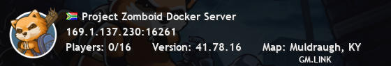 Project Zomboid Docker Server