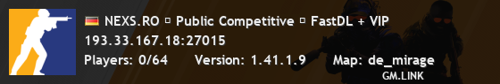 NEXS.RO ★ Public Competitive ★ FastDL + VIP