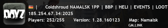 |     Coldshroud NAMALSK 1PP | BBP | HELI | EVENTS | LOOT+